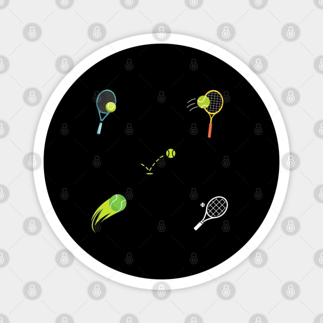 Tennis Lover Magnet by BlackMeme94